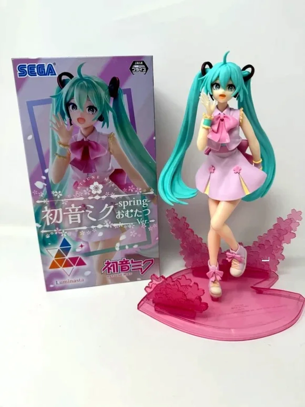 Figura Original Hatsune Miku Spring Sakura Sega Luminasta