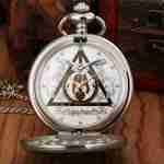 Reloj De Bolsillo Plateado Slytherin Harry Potter