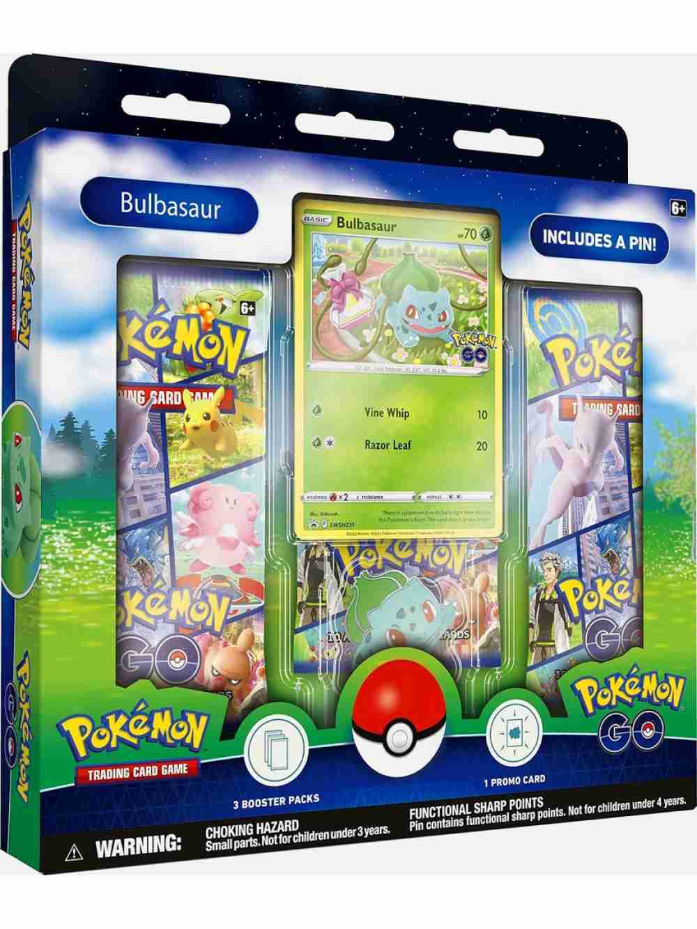 Pokémon Tcg Original: Pokémon Go Pin Collection Bulbasaur