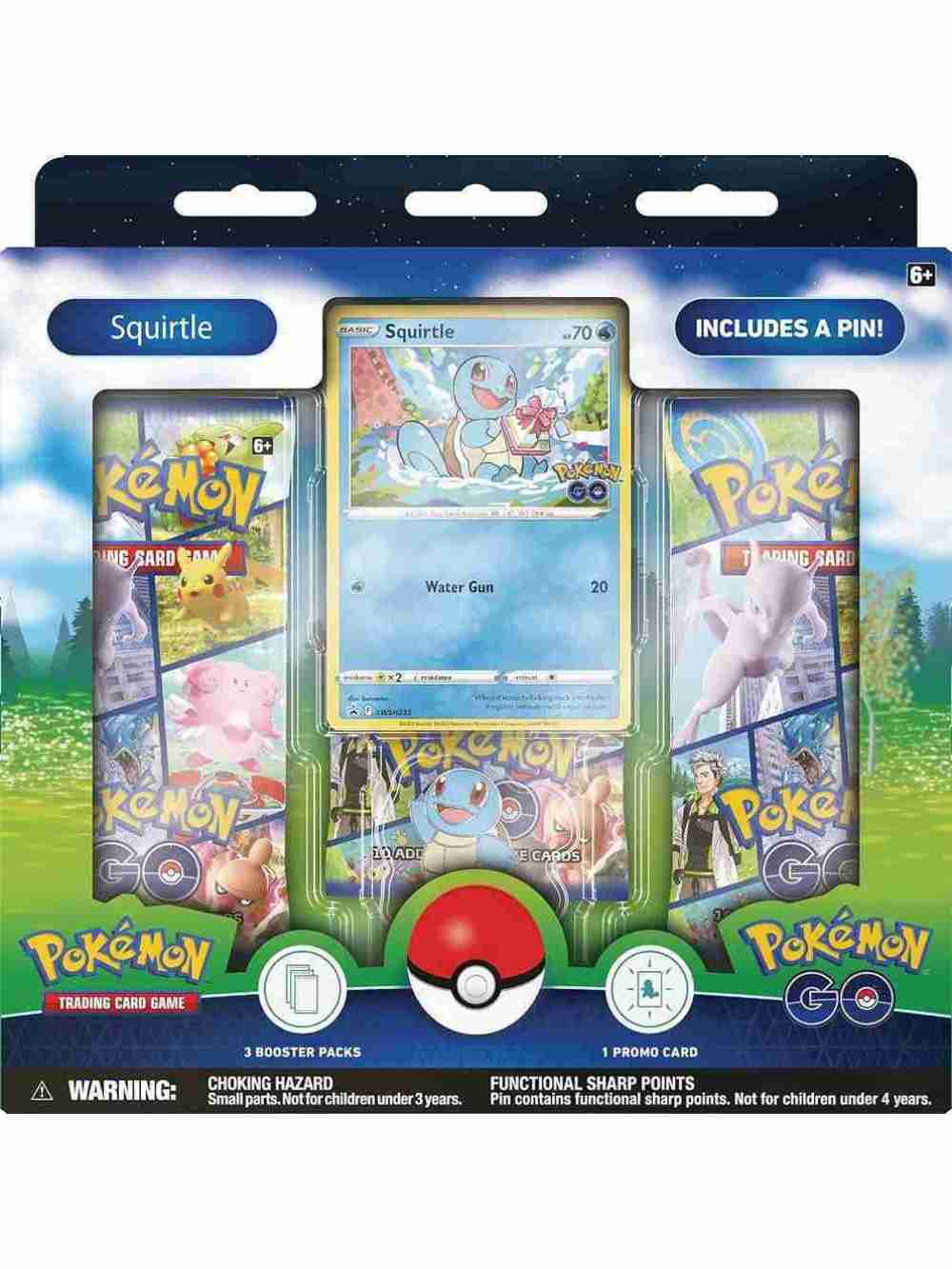 Pokémon Tcg Original: Pokémon Go Pin Collection Squirtle