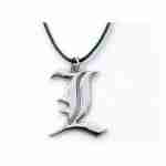 Collar L Death Note cadena cuero