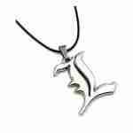 Collar L Death Note cadena cuero