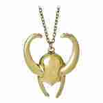 Collar Casco De Loki Marvel Ucm