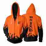Sueter Hoodie Con Capucha Naruto Hokage Anime