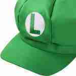 Gorro Luigi Mario Bros Set De Bigotes, Guantes Y Botones