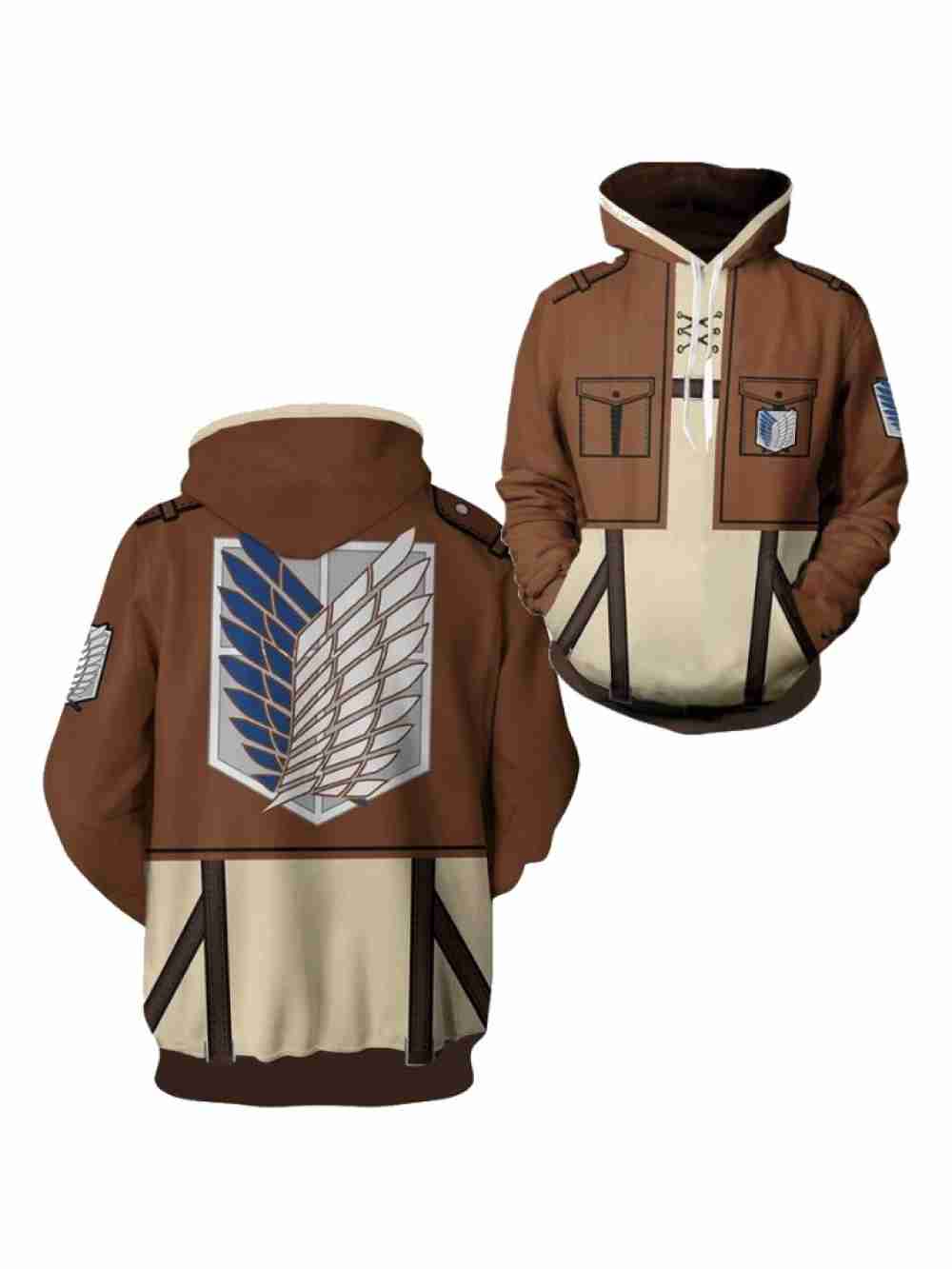 Sueter Hoodie Attack On Titan Shingeki No Kyojin