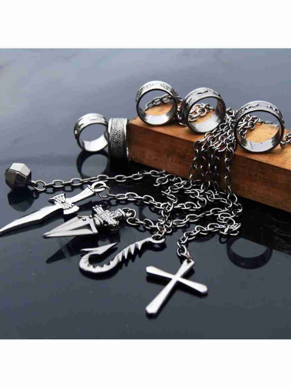 Anillos De Kurapika Hunter X Hunter Con Cadena