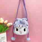 Bolso Cartera De Felpa Kuromi Sanrio