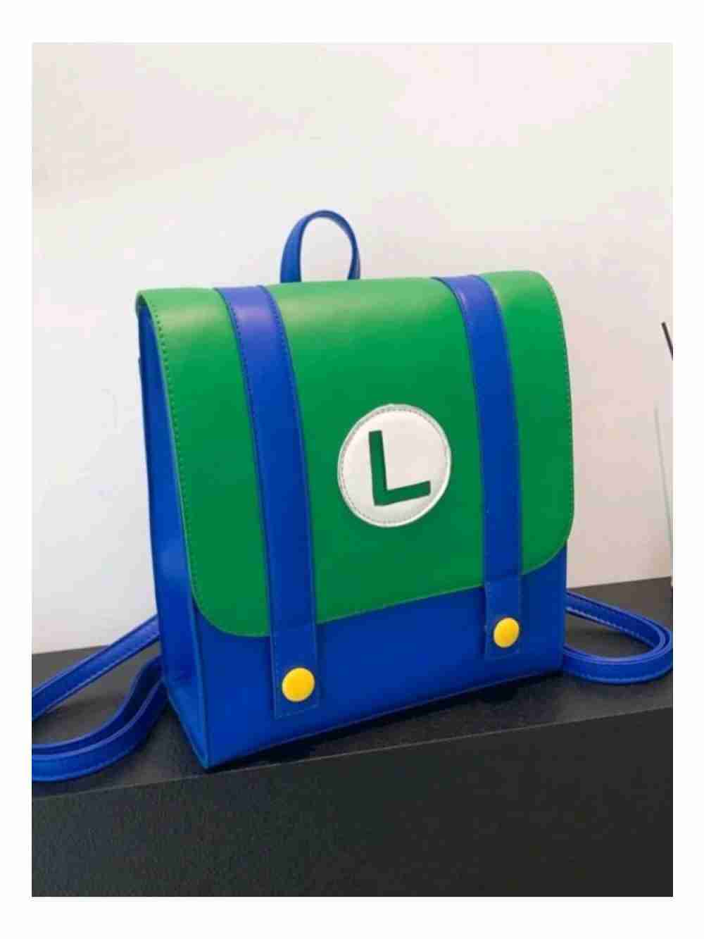 Bolso Mochila Impermeable Luigi Mario Bros