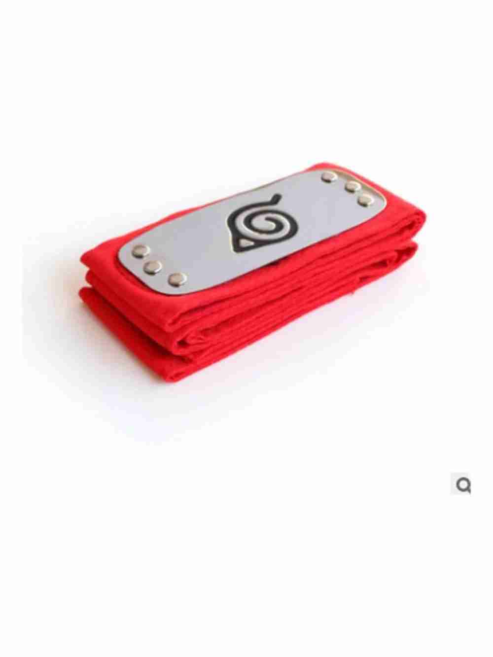 Bandana Roja Aldea Oculta De La Hoja Konoha Naruto Cosplay
