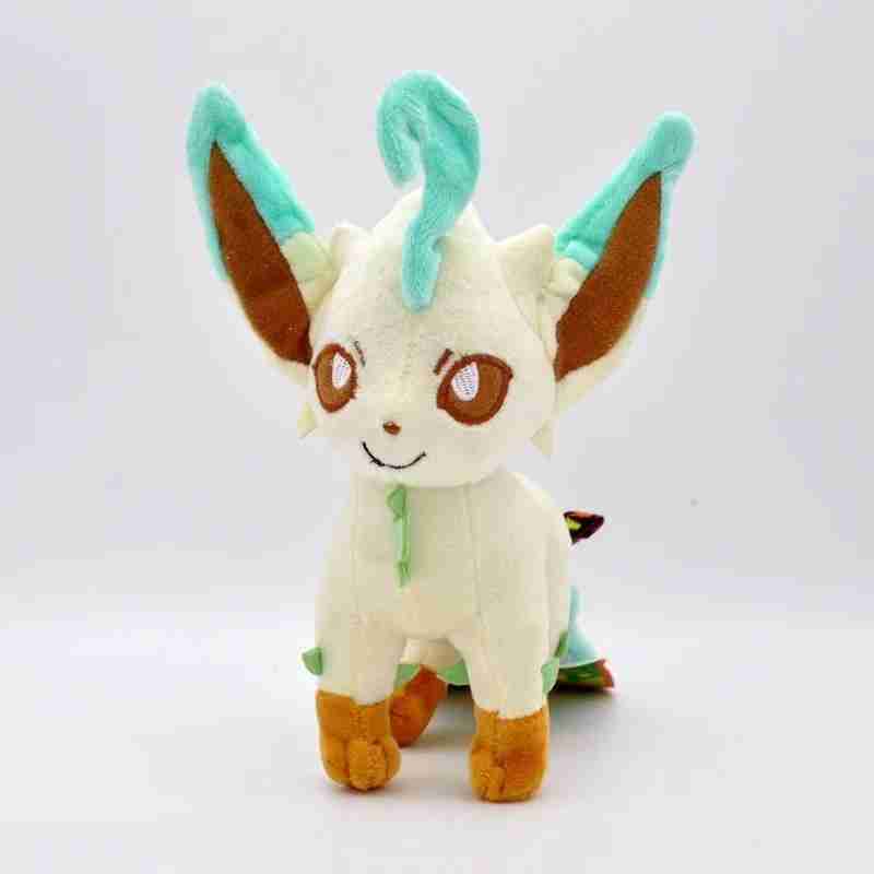 974268-MLV76643055428_062024 Peluche Leafeon Eevee Pokemon 17cm
