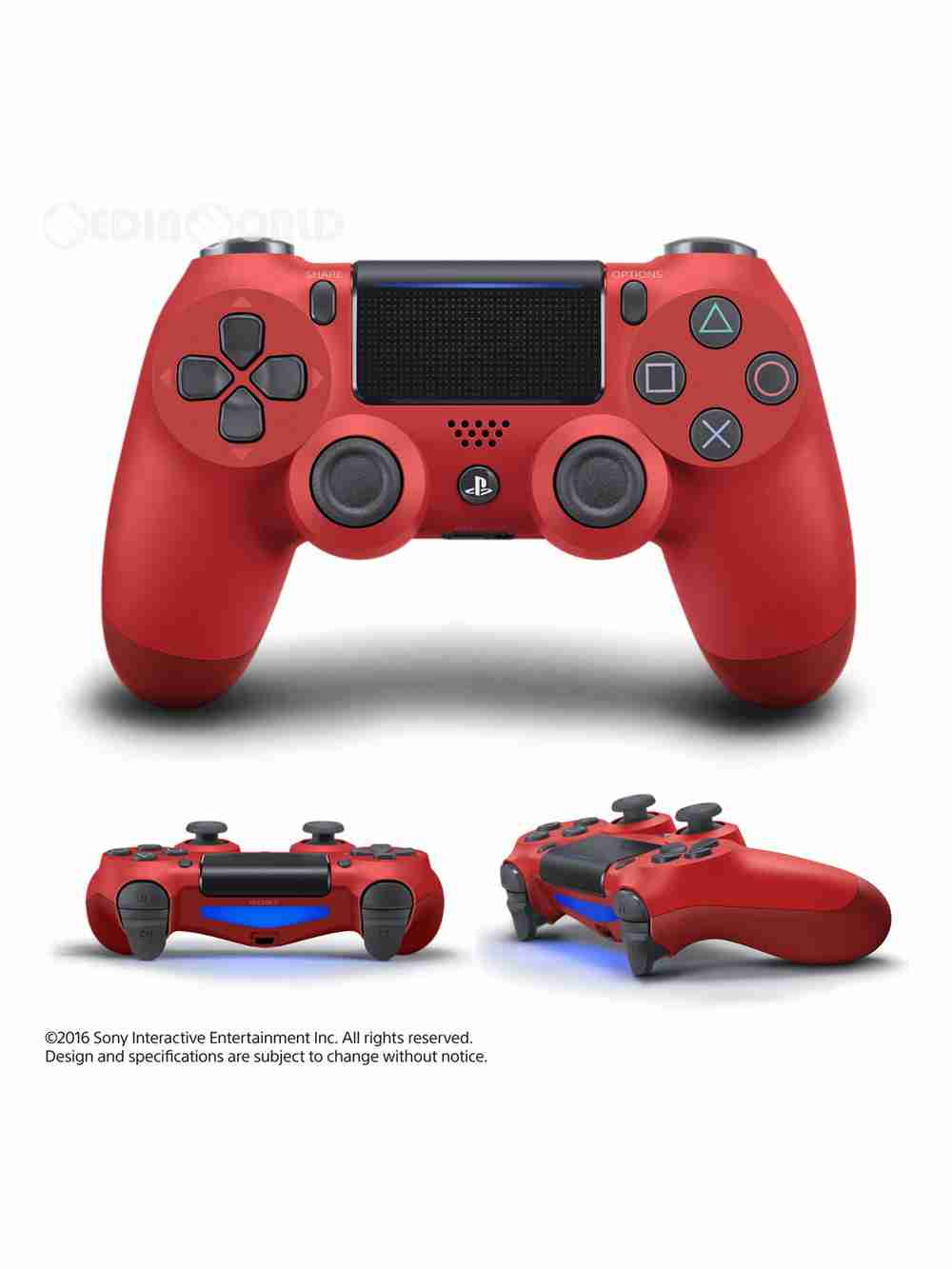Control Genérico Rojo Playstation Dualshock 4