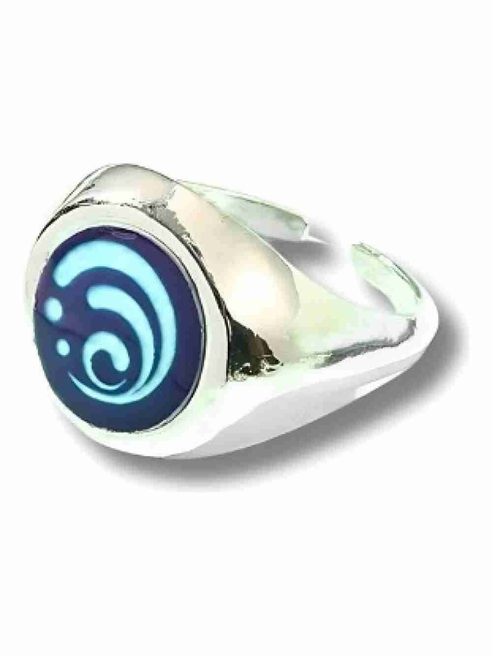Anillo Ajustable Hydro Elemento Genshin Impact