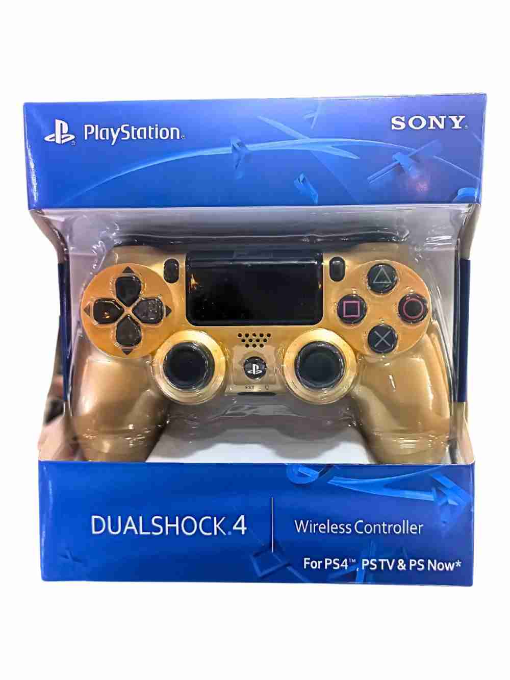 Control Genérico Dorado Playstation Dualshock 4