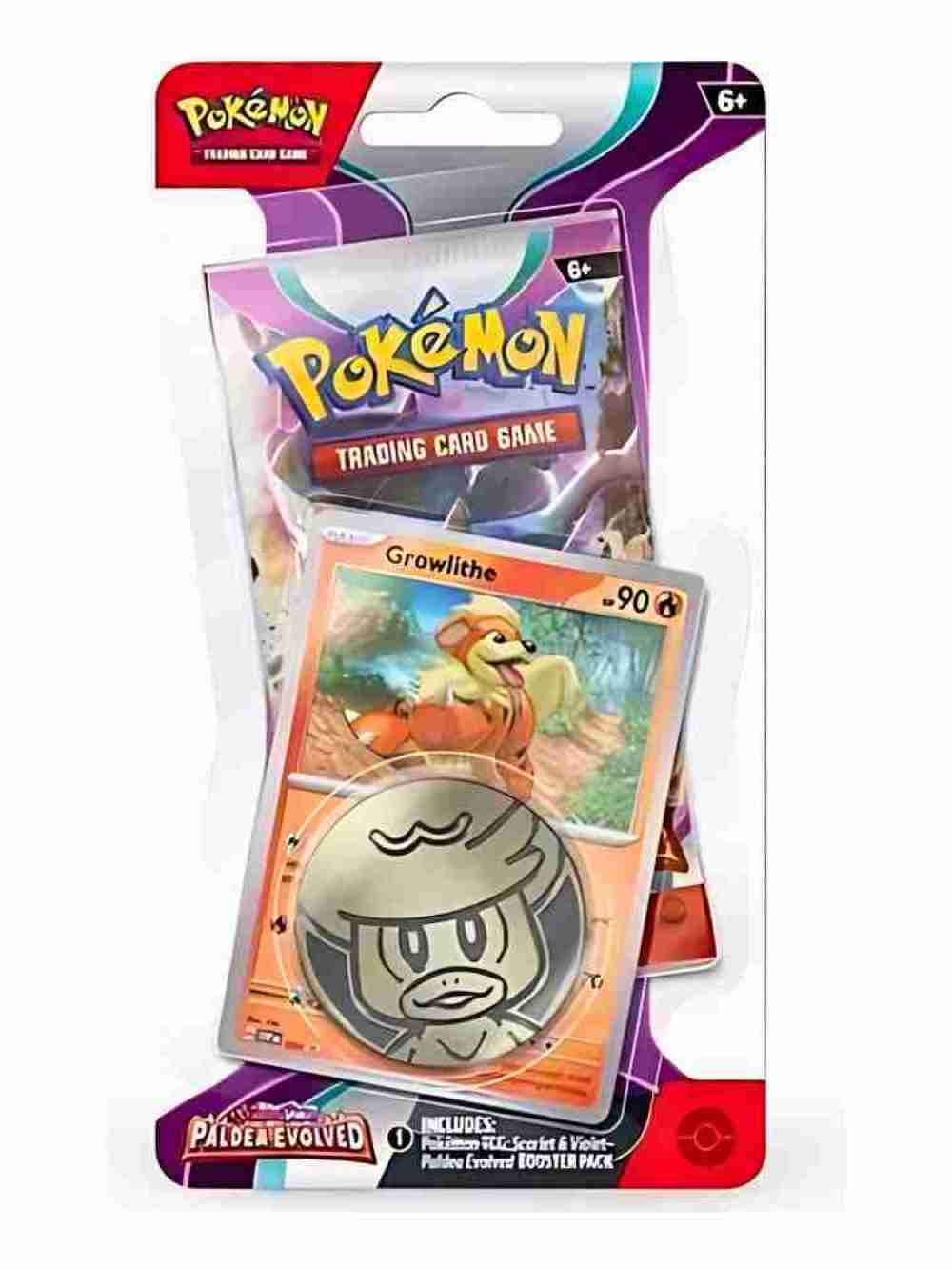 Pokémon Tcg Original: Blister Pack Paldea Evolved Growlithe
