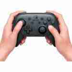Control Original Nintendo Switch Pro Controller Inalámbrico Negro