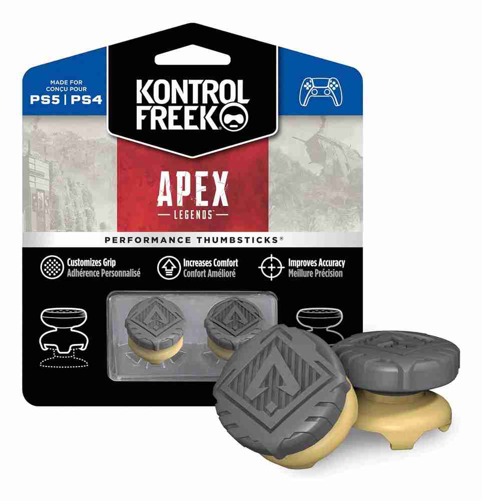 790068-MLV79247730982_092024 Kontrolfreek Apex Legends Gris Para Control de Playstation 5 Y Playstation 4