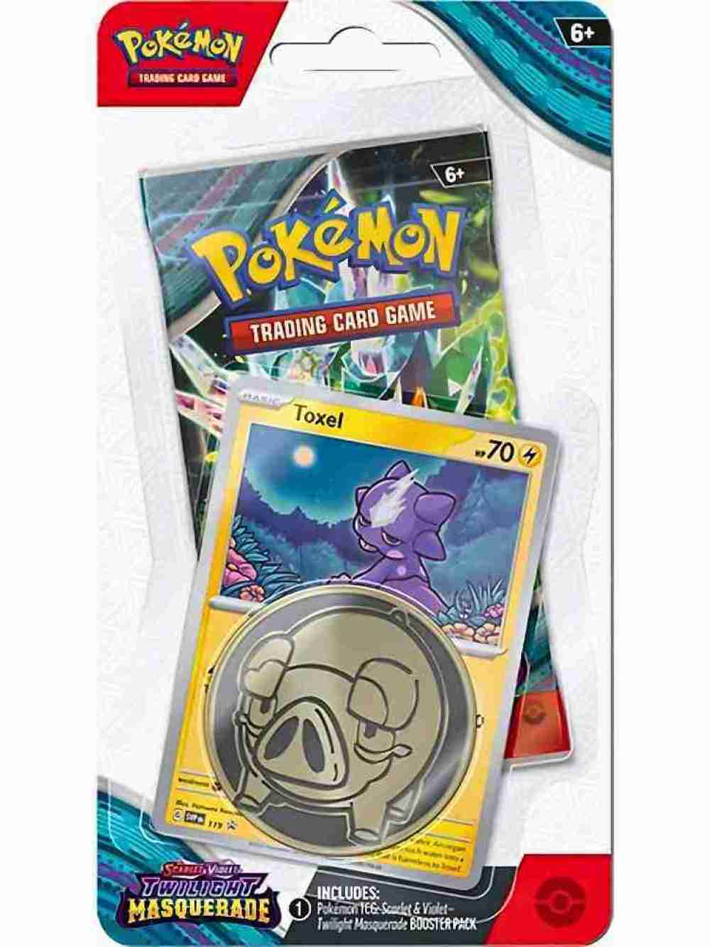 Pokémon Tcg Original: Blister Pack Twilight Masquerade Toxel