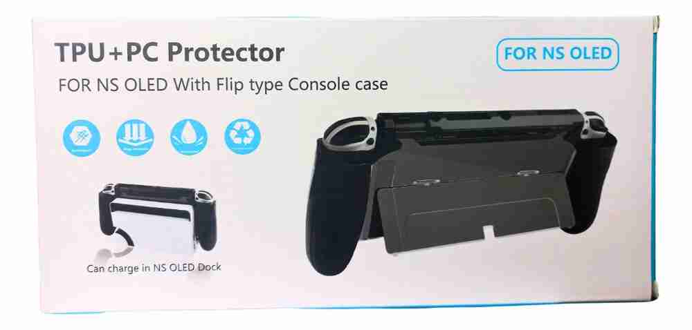769607-MLV79508973928_102024 Carcasa Case Tpu + Pc Protector Para Nintendo Switch Oled