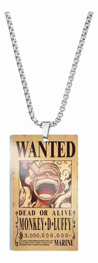 602658-MLV80363543666_112024 Collar Cartel De Recompensa Monkey D Luffy One Piece