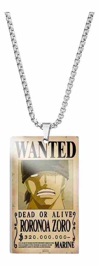 638161-MLV80622404243_112024 Collar Cartel De Recompensa Roronoa Zoro One Piece