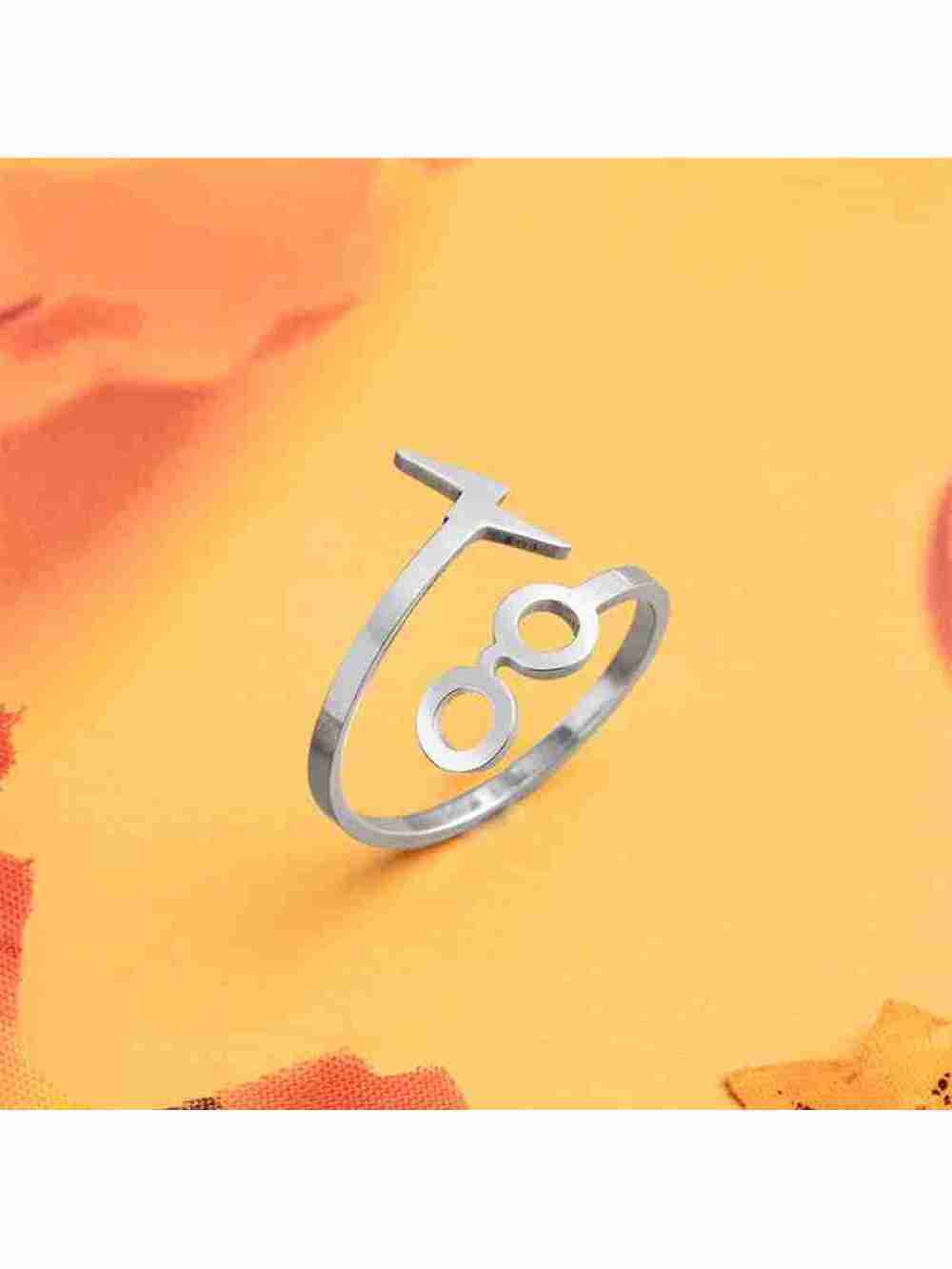 Anillo Ajustable Plateado Lentes Y Cicatriz Harry Potter
