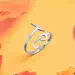 Anillo Ajustable Plateado Lentes Y Cicatriz Harry Potter