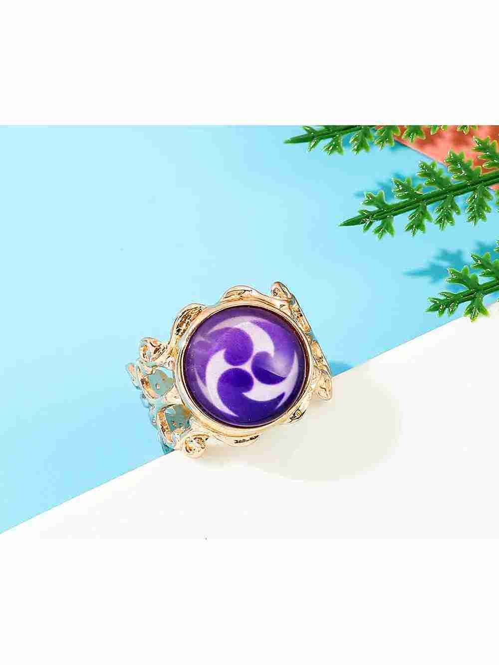 Anillo Ajustable Electro Vision Genshin Impact