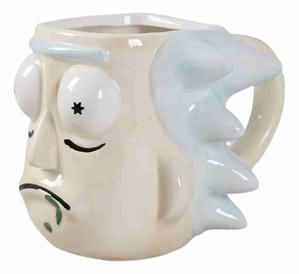 695039-MLV82039721257_012025 Taza Cerámica Cabeza De Rick, Rick Y Morty