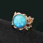 Anillo Ajustable Cryo Vision Genshin Impact