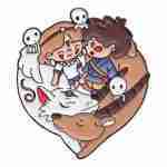Pin Broche San Y Ashitaka Princesa Mononoke Studio Ghibli