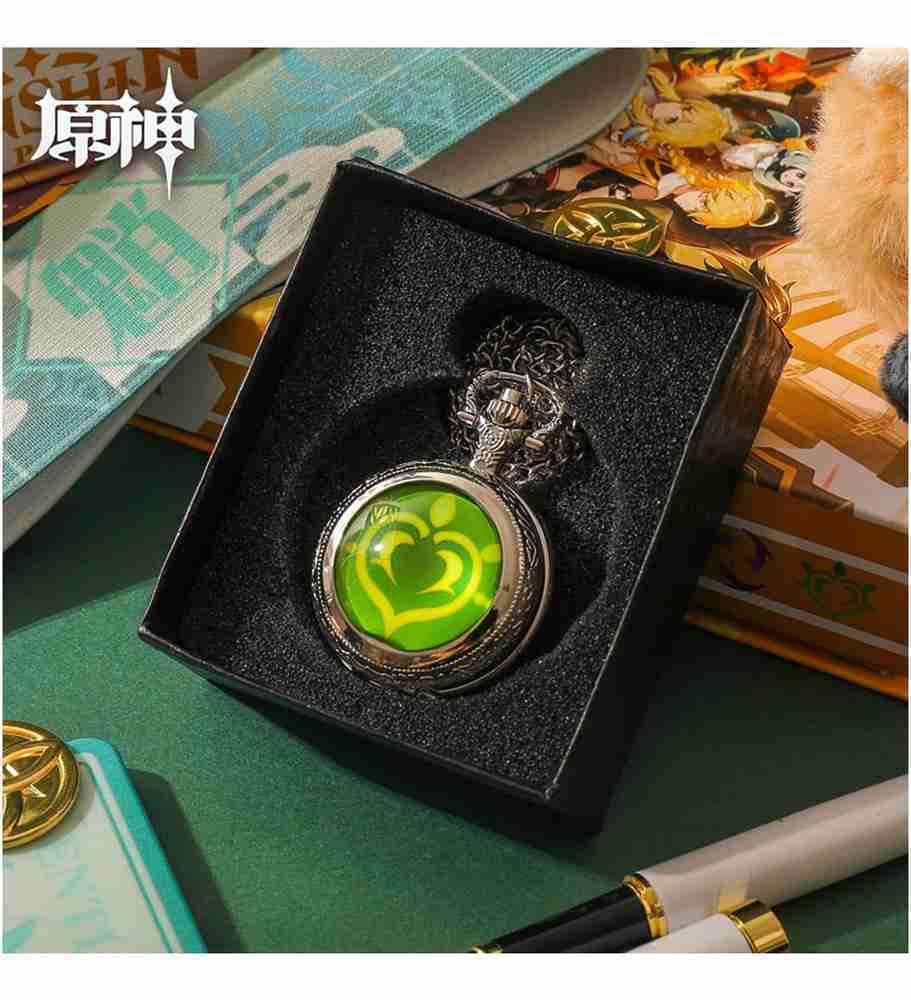 931732-MLV81582665498_012025 Reloj De Bolsillo Vision Dendro Genshin Impact