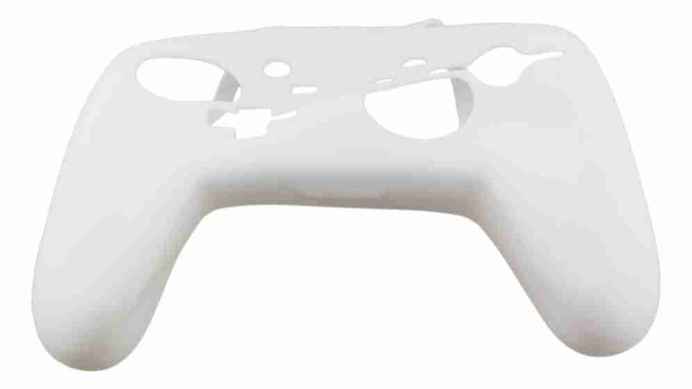 610835-MLV82349548410_022025 Forro Protector Silicon Blanco Control Nintendo Switch