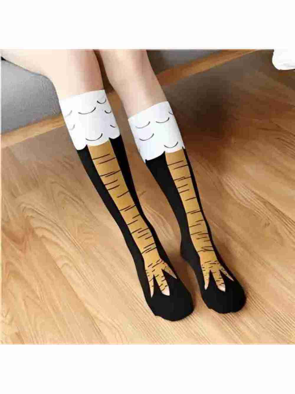 Medias Medianas Patas De Pollo Gallina