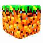 Peluche Cojin Cubo Tierra Minecraft 19cm