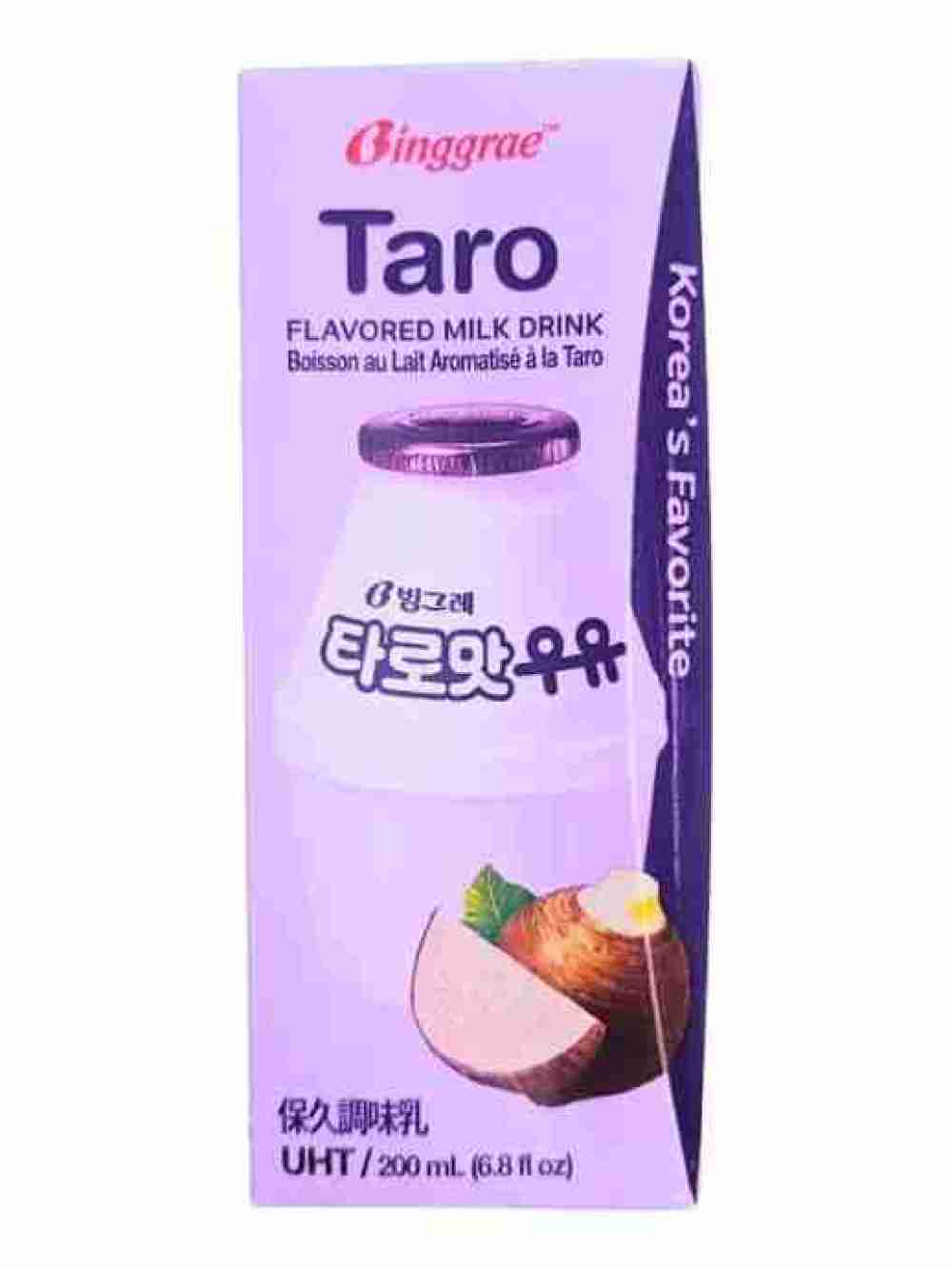 Leche De Taro Coreana 200ml Binggrae
