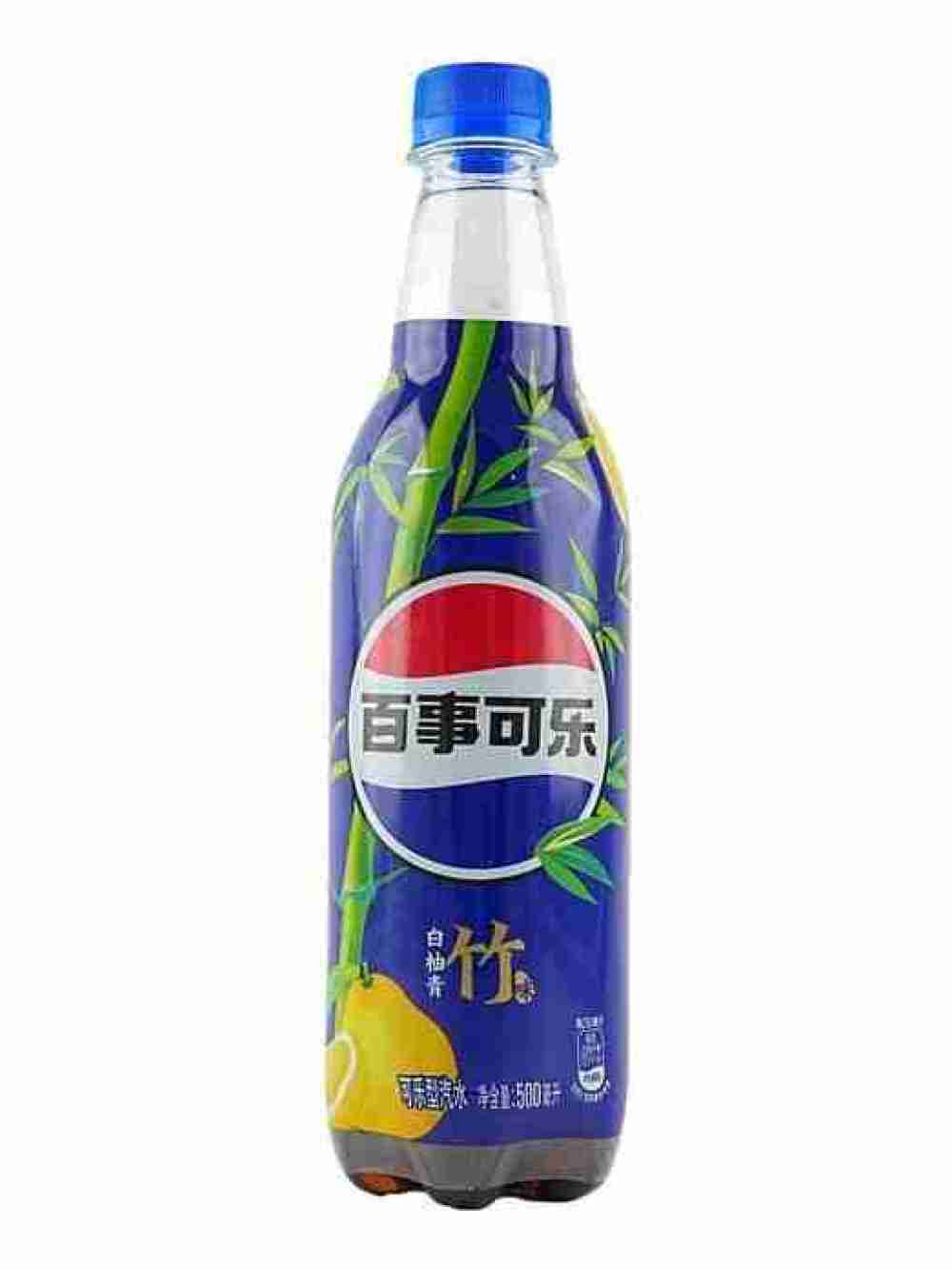 Pepsi White Grapefruit Green Bamboo Flavor Bottled 500ml