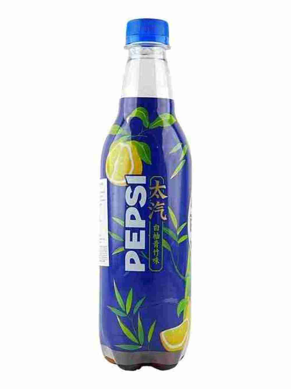 Pepsi White Grapefruit Green Bamboo Flavor Bottled 500ml