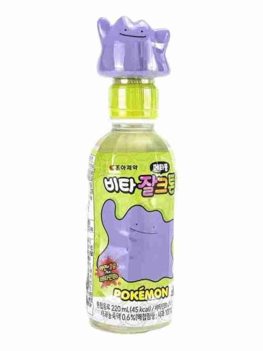Bebida Pokemon Ditto Manzana Verde 220ml Jelly.b