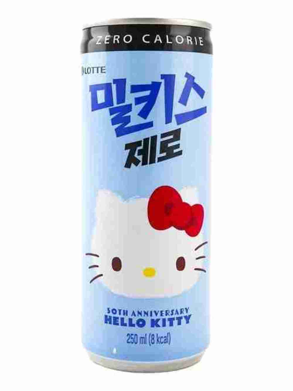 Bebida Milkis Soda Hello Kitty Zero Azucar 250ml Lotte
