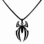 Collar Negro Spiderman Marvel