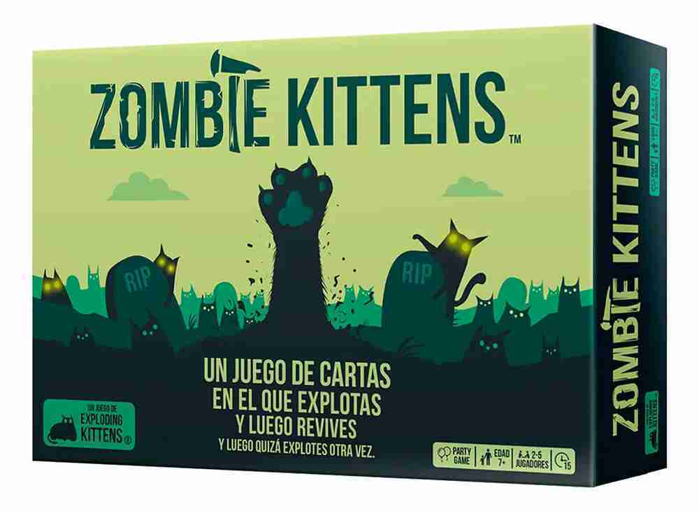 748814-MLV84782777370_052025 Zombie Kittens Un Juego De Exploding Kittens