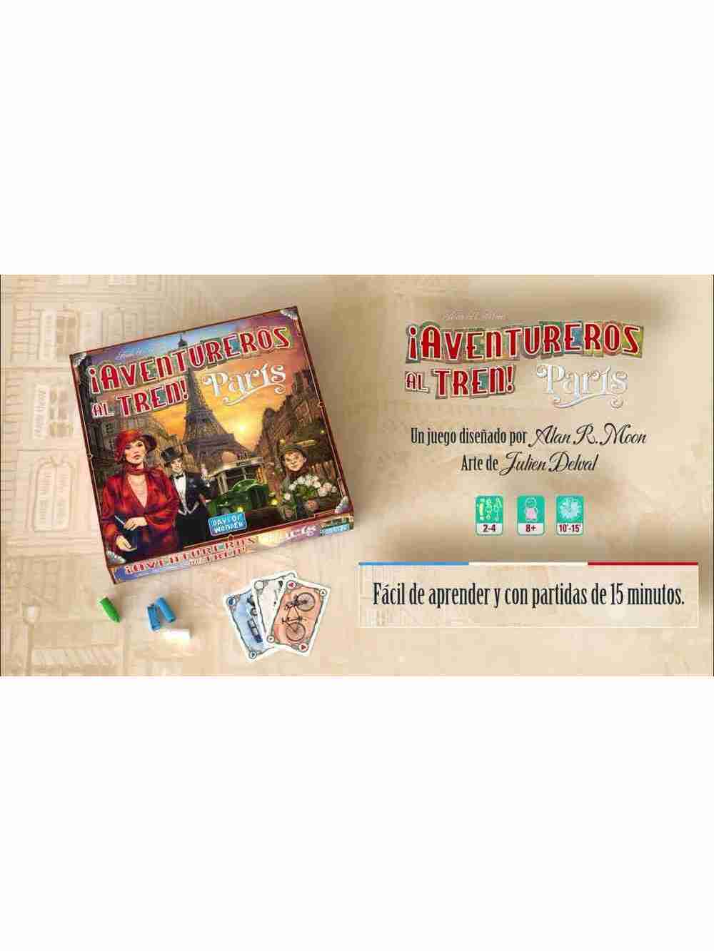 Aventureros Al Tren Paris Juego De Mesa