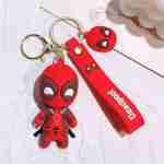 Llavero Figura Pvc Deadpool Rojo Y Marron Marvel