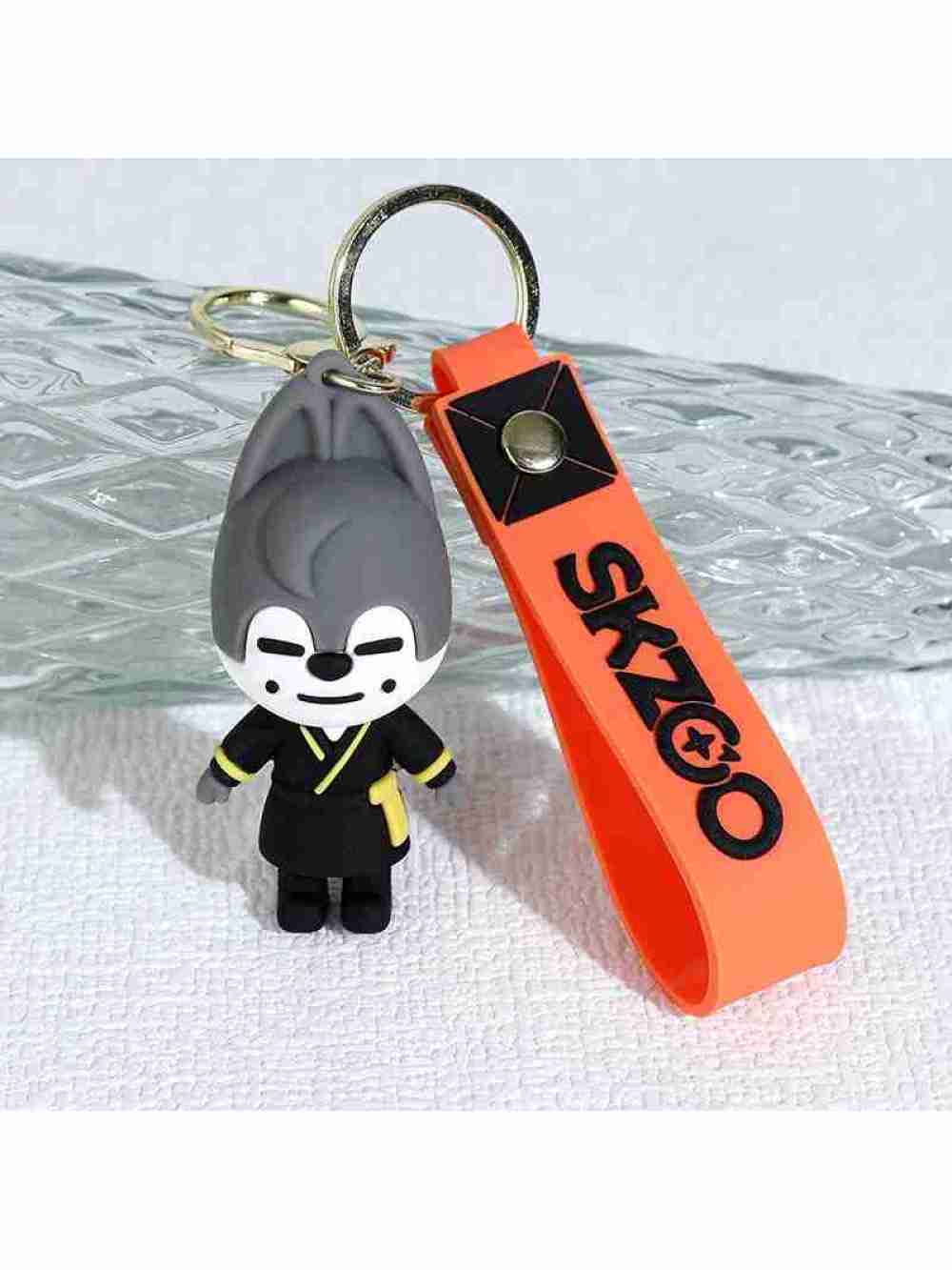 Llavero Figura Pvc Wolf Chan Skzoo Stray Kids