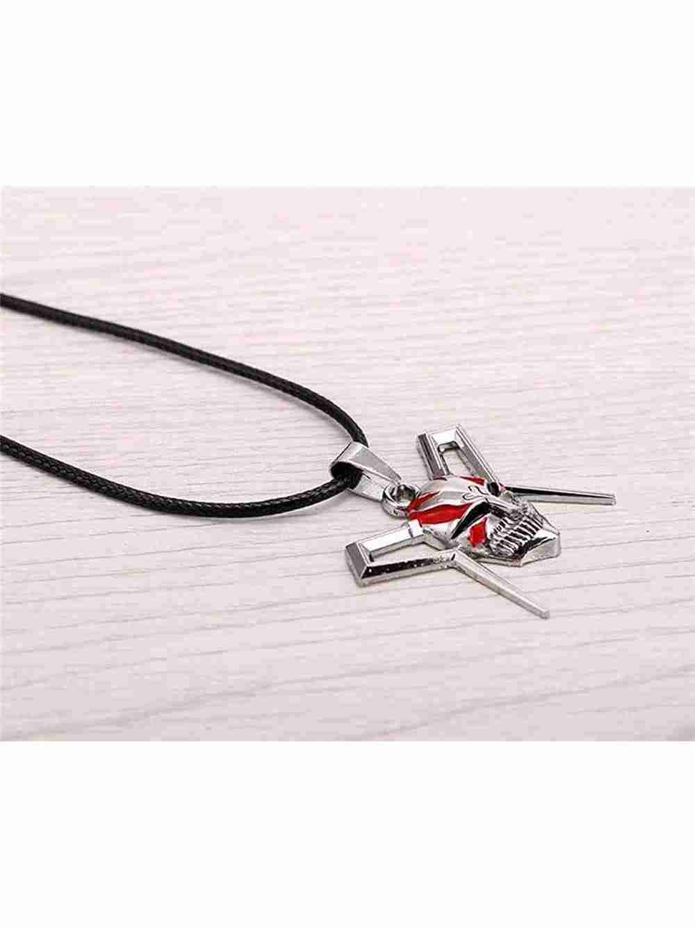 Collar Plateado Mascara Full Hollow Ichigo Bleach