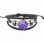 Pulsera De Cuero Rinne Sharingan Sasuke Naruto