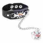 Pulsera De Cuero Con Anillo Luffy One Piece