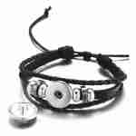 Pulsera De Cuero Mangekyou Sharingan Madara Naruto