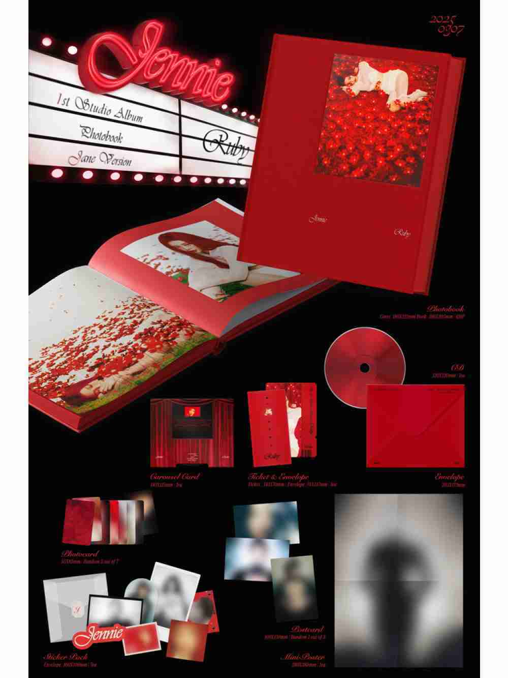 Jennie - 1st Studio Album Ruby Photobook Ver